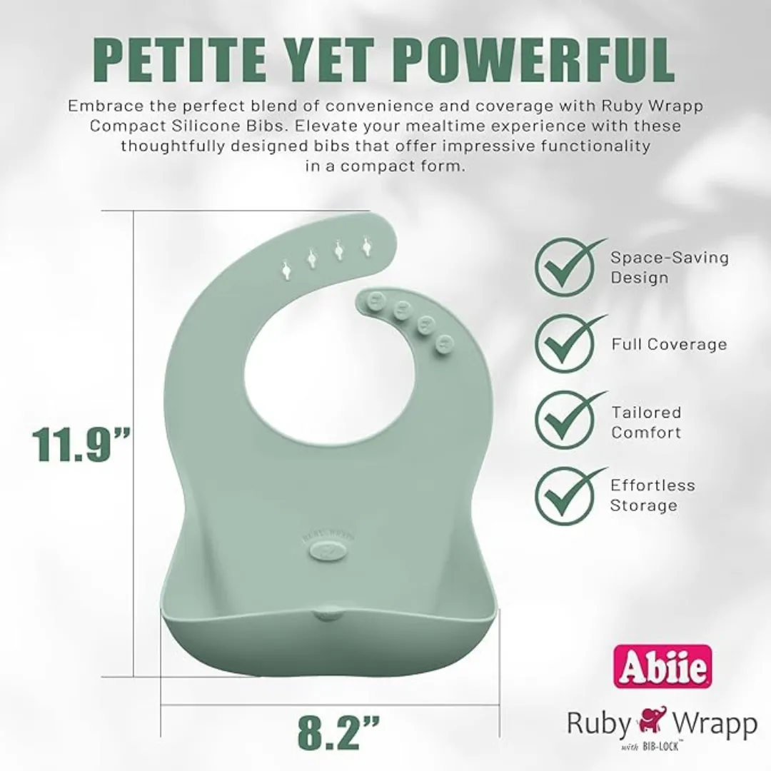 Abiie Ruby Wrapp Silicone Bibs