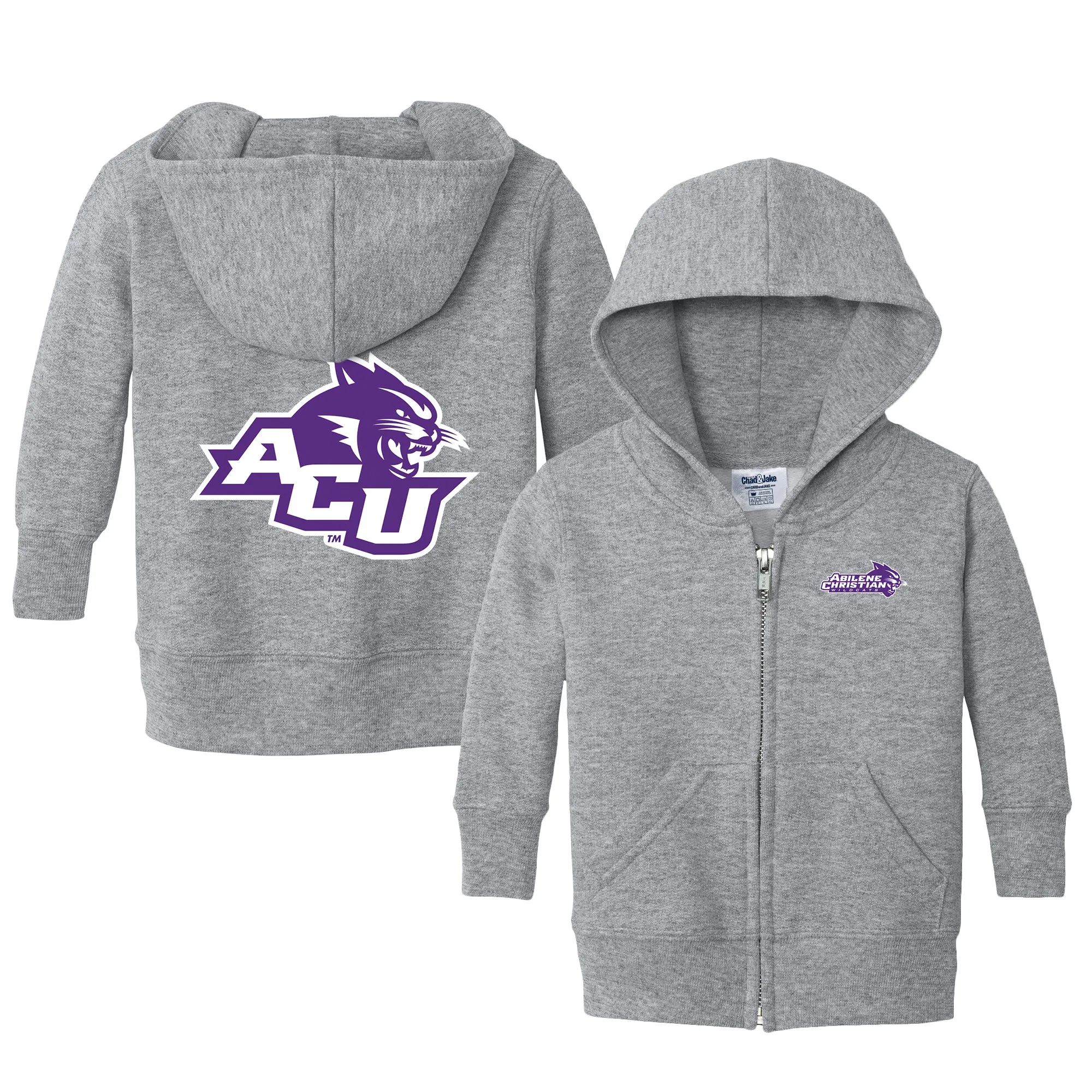 Abilene Christian University Wildcats Logo Infant Full-Zip Sweatshirt