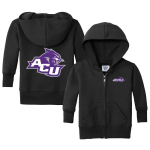 Abilene Christian University Wildcats Logo Infant Full-Zip Sweatshirt