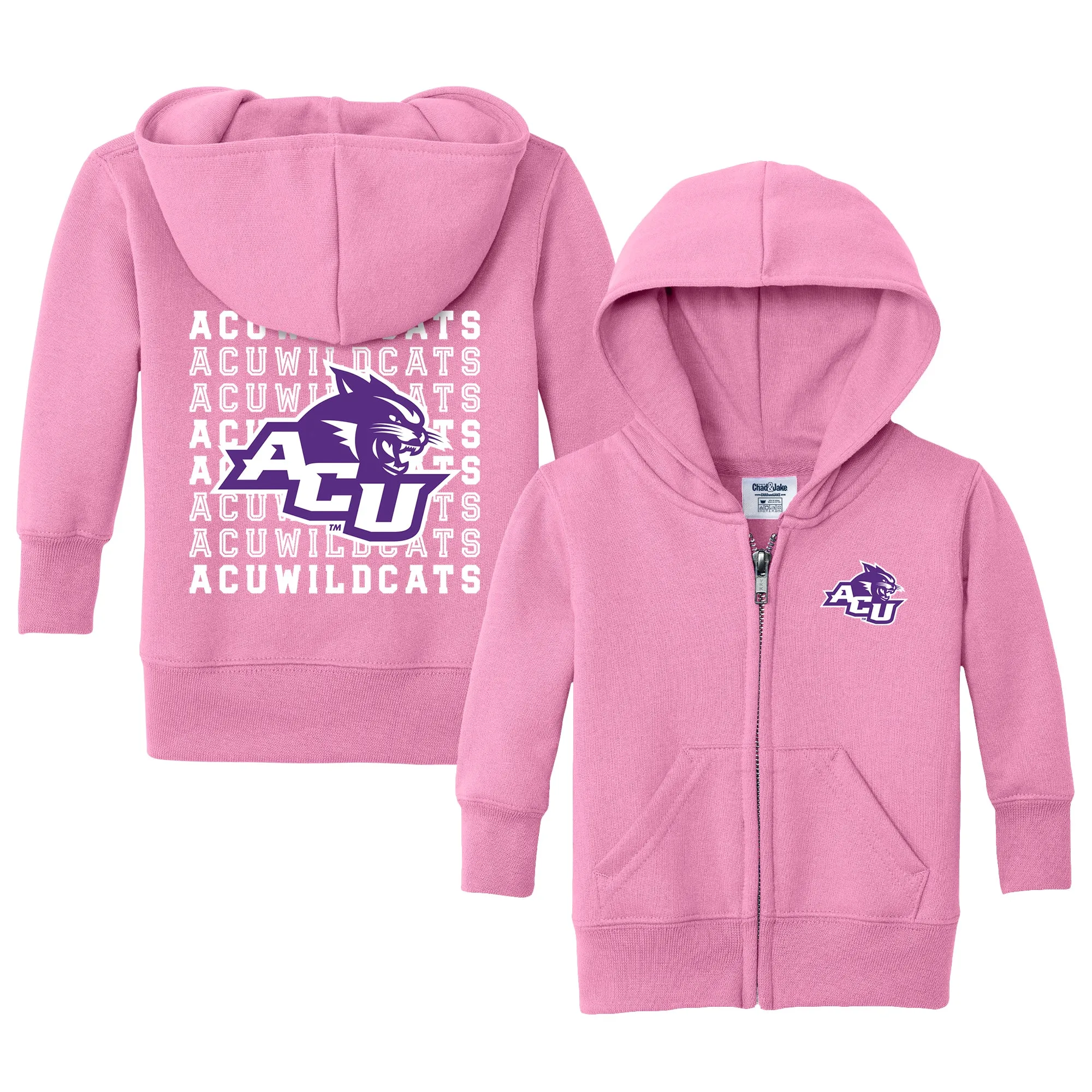 Abilene Christian University Wildcats Retro Infant Full-Zip Sweatshirt