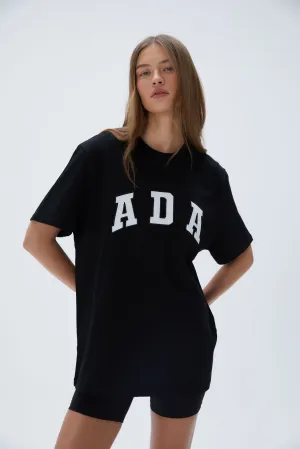 ADA Short Sleeve Oversized T-shirt - Black