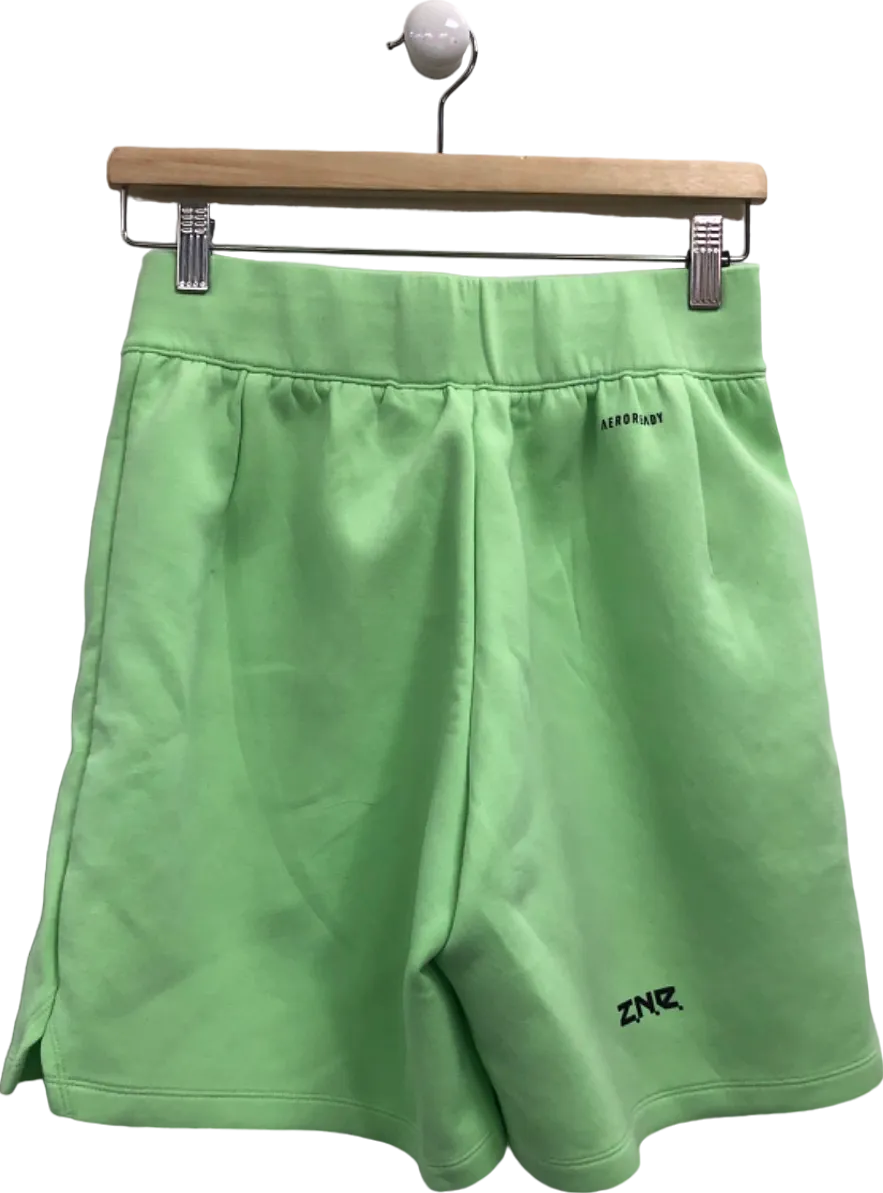 Adidas Green Aeroready ZNE Shorts UK S