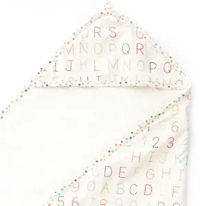 Alphabet Hooded Towel