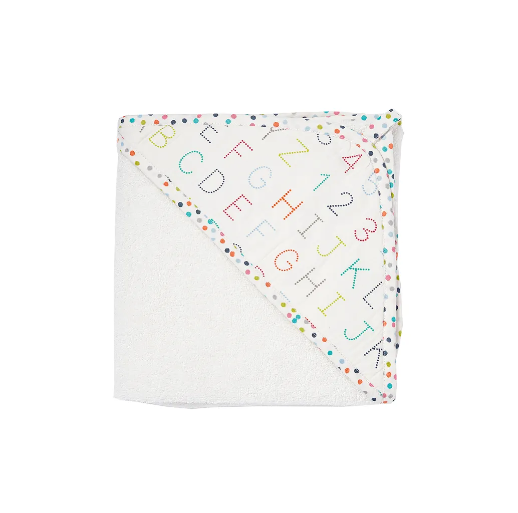 Alphabet Hooded Towel