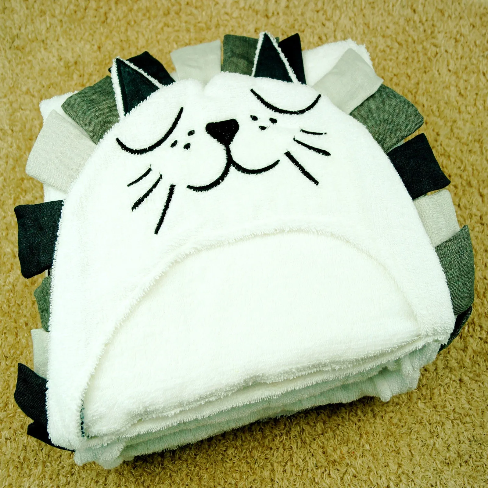 Animal Hooded Cotton Towel