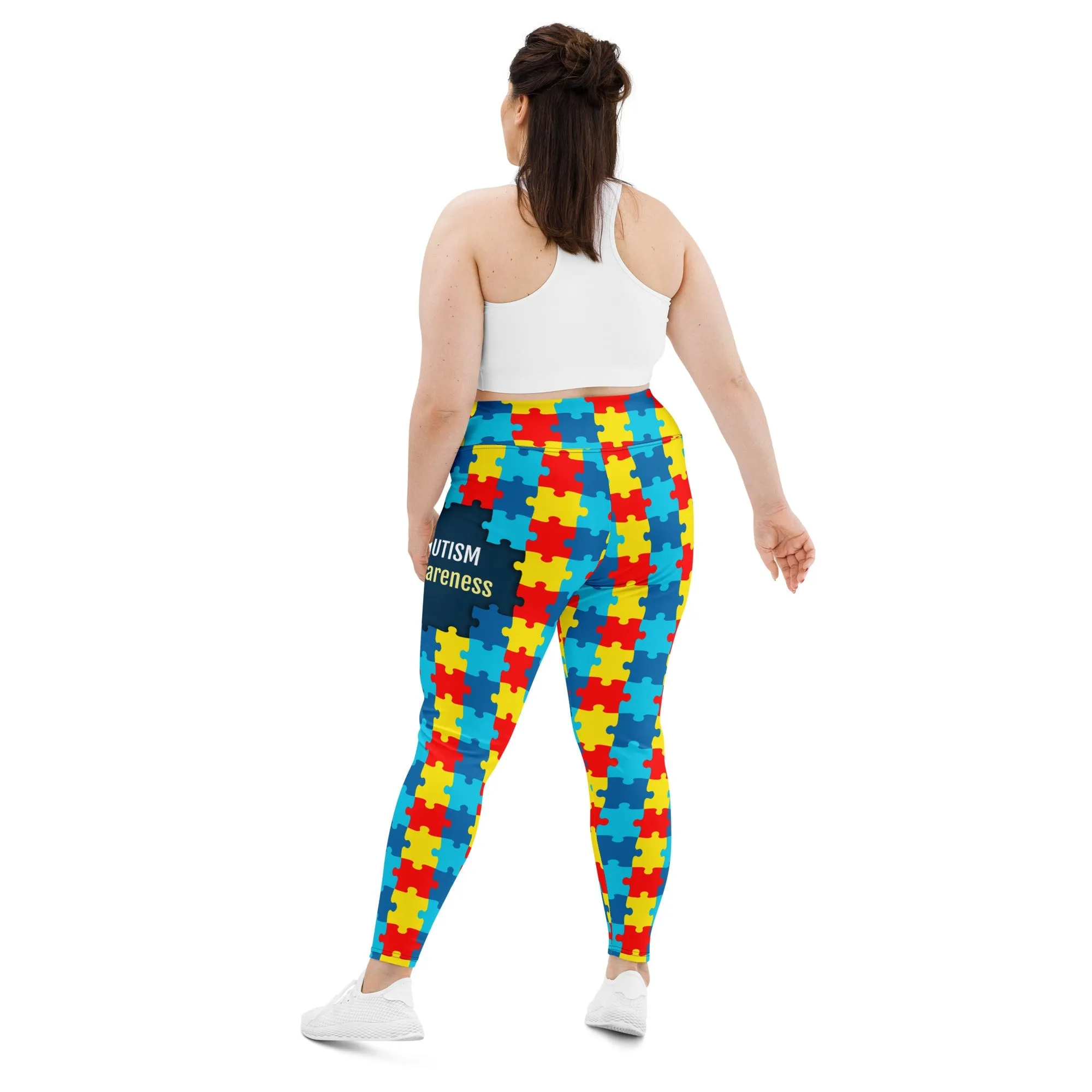 Autism Awareness Plus Size Leggings