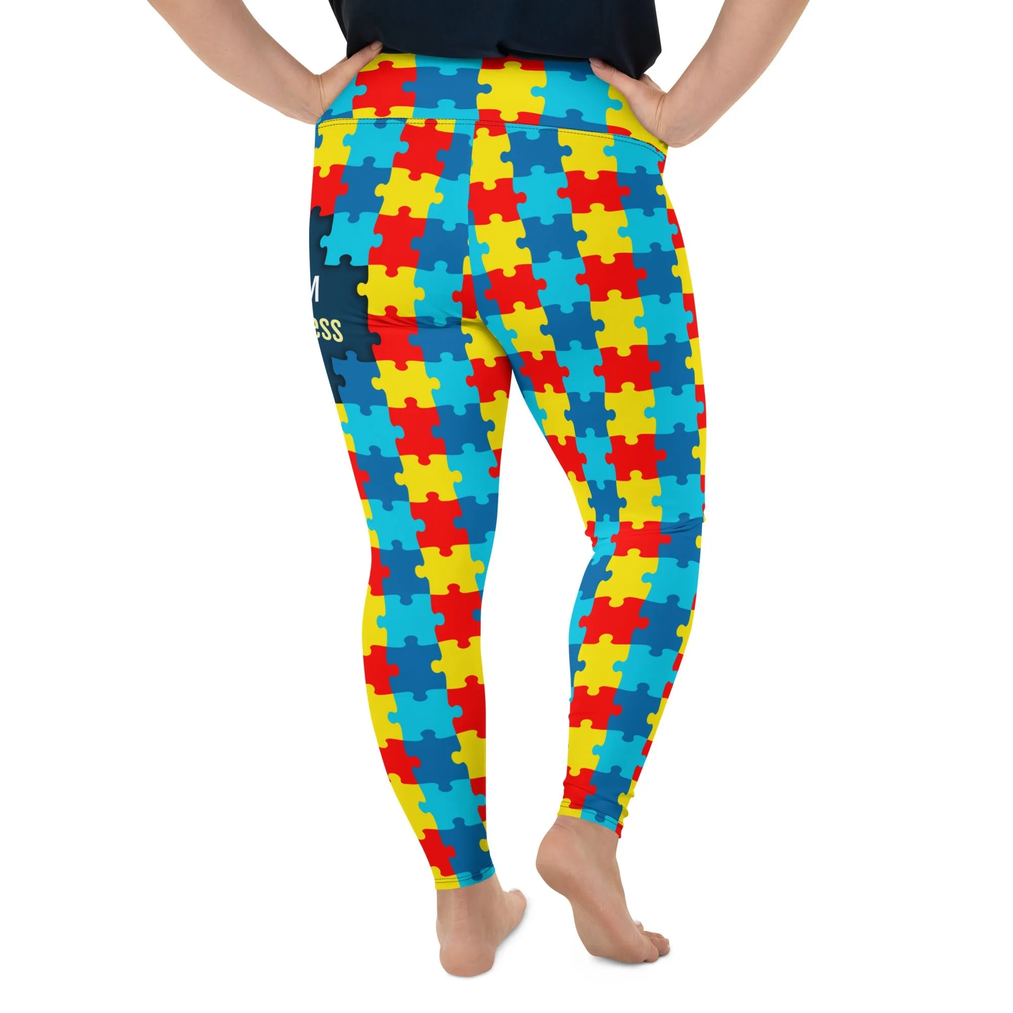 Autism Awareness Plus Size Leggings