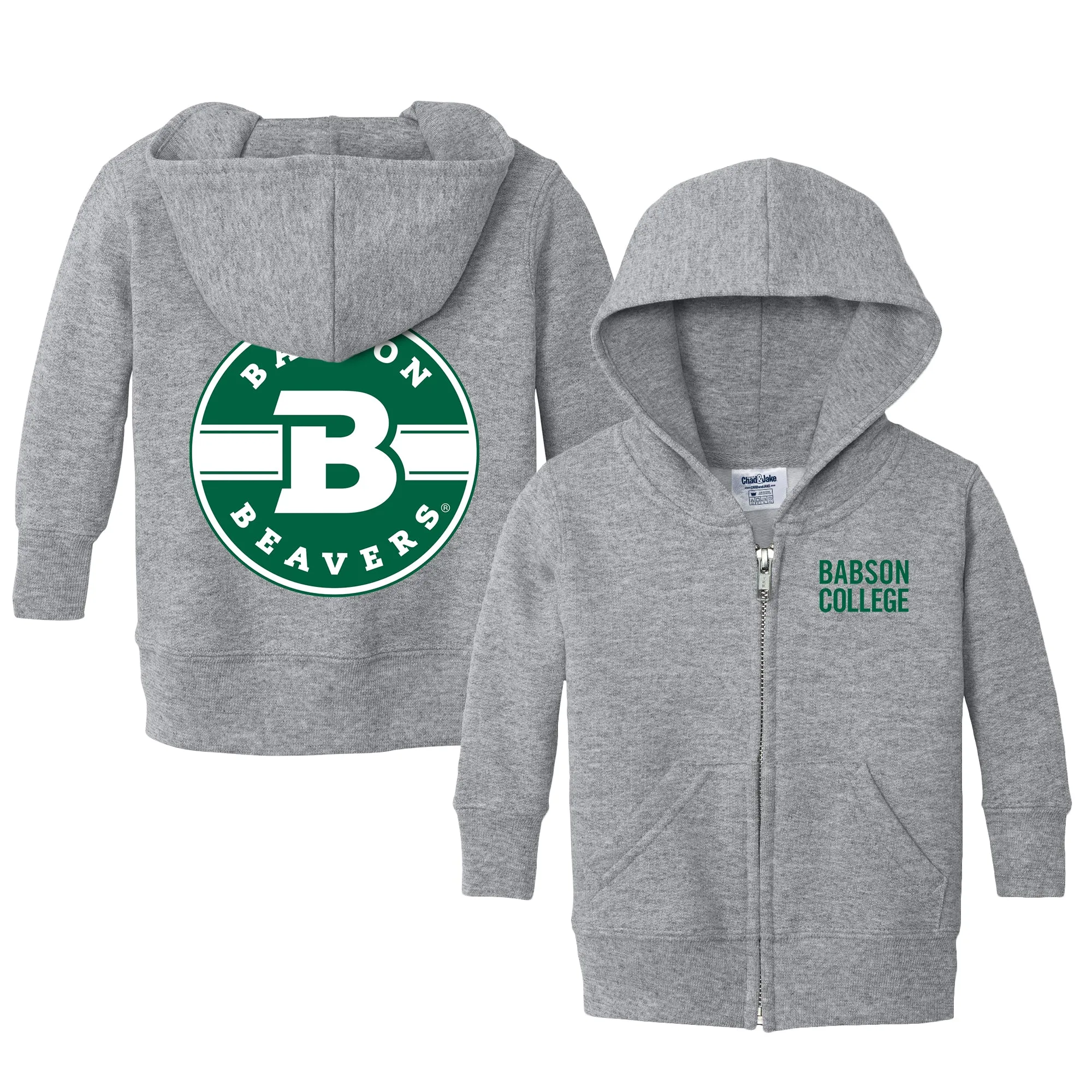 Babson Beavers Logo Infant Full-Zip Sweatshirt