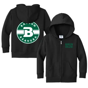 Babson Beavers Logo Toddler Full-Zip Sweatshirt