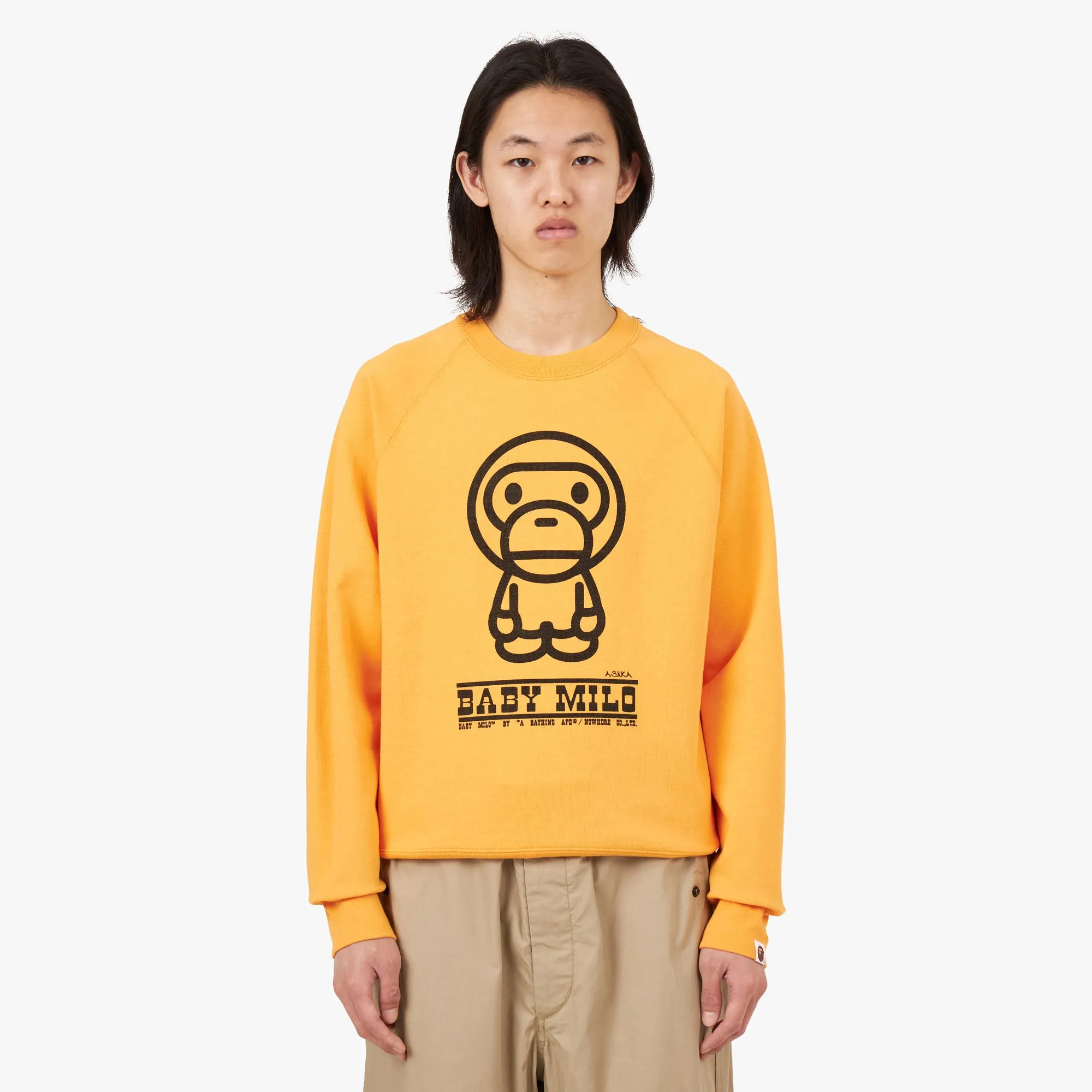 BAPE Baby Milo Crewneck / Orange