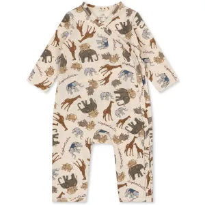 Basic Wrap Onesie in Elephantastic by Konges Sløjd - Last Ones In Stock - 0-6 Months