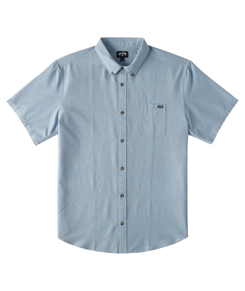 Billabong Mens All Day Button Down Short Sleeve Shirt