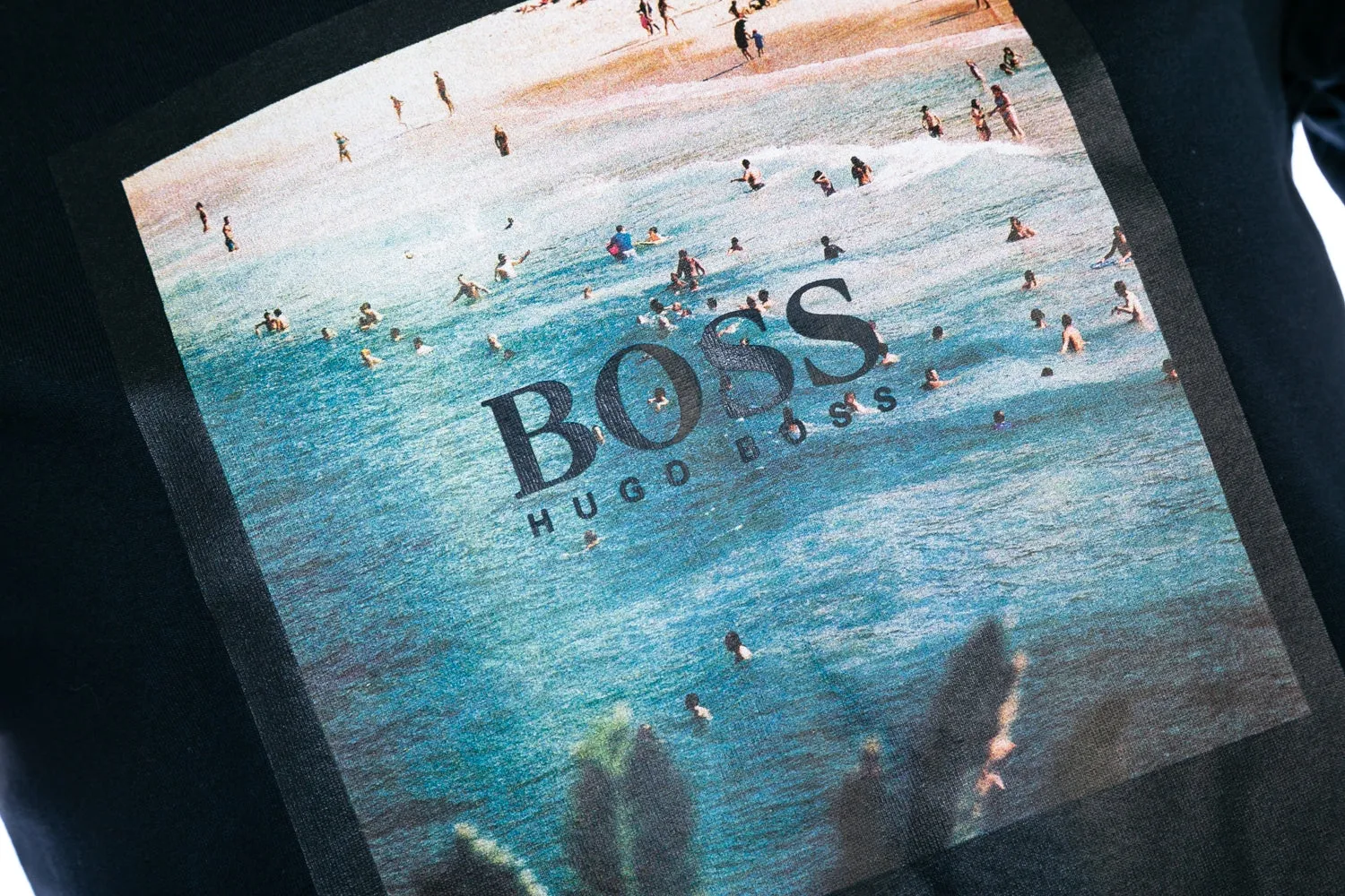 BOSS Tsummer 4 T Shirt in Navy