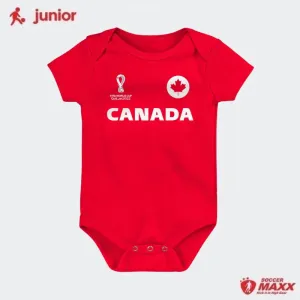 Canada Soccer World Cup 2022 Baby Onesie