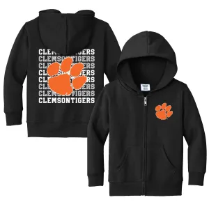 Clemson Tigers Retro Toddler Full-Zip Sweatshirt