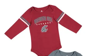 Colosseum Crimson  WA ST Long Sleeve Onesie