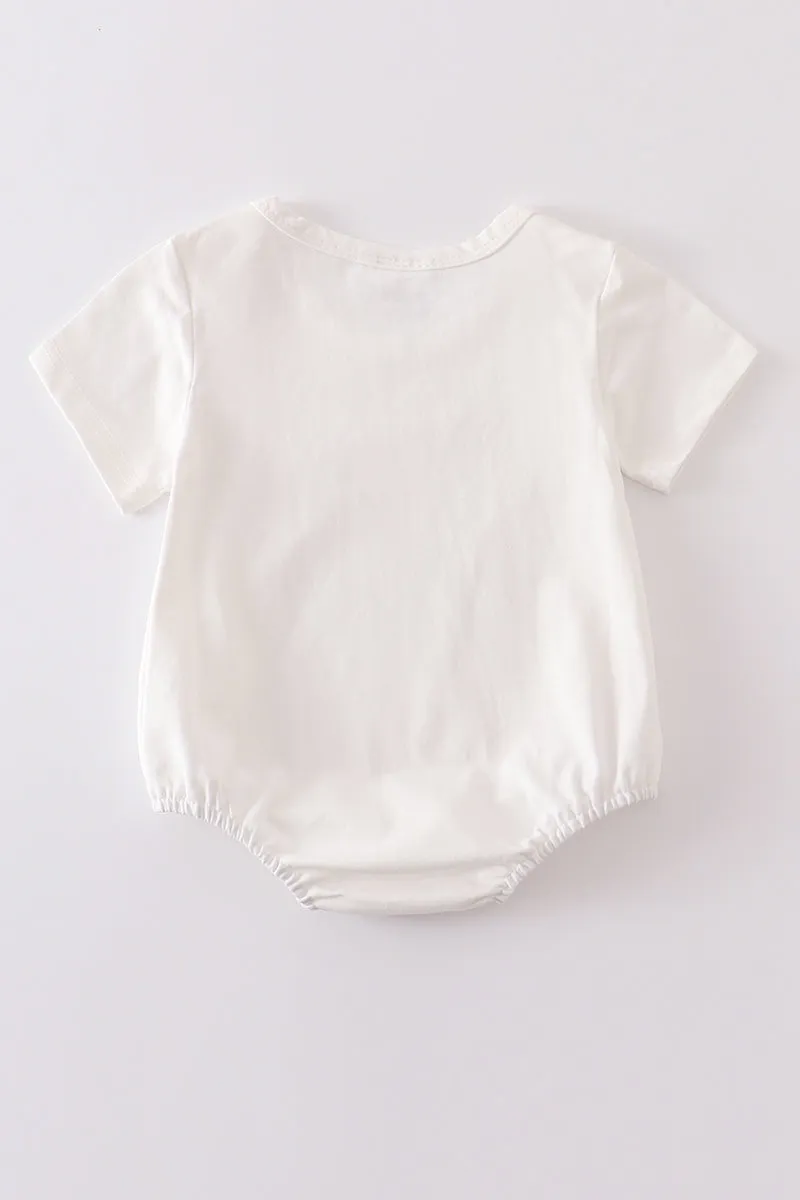 Cream blank basic t-shirt Adult Kids and baby bubble