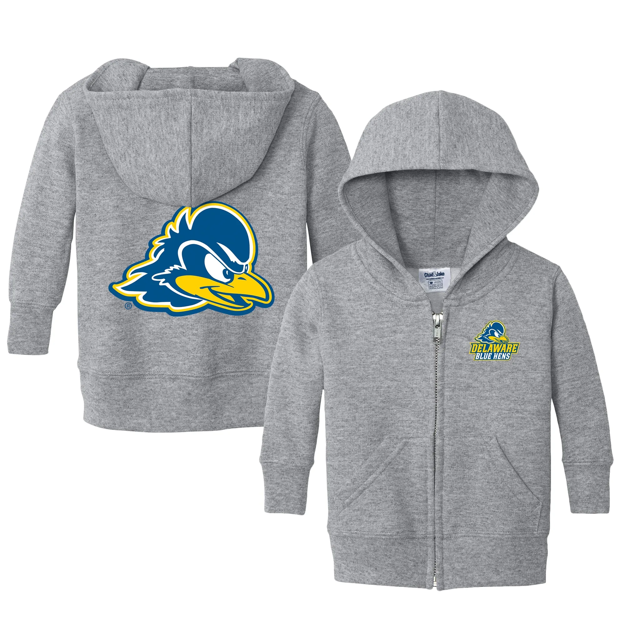 Delaware Fightin' Blue Hens Logo Infant Full-Zip Sweatshirt