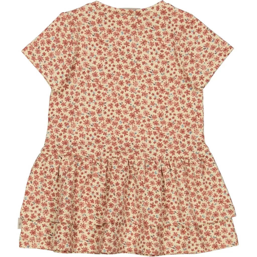 Dress Johanna - beige flowers