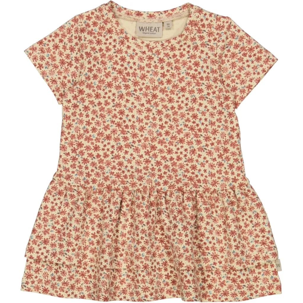 Dress Johanna - beige flowers