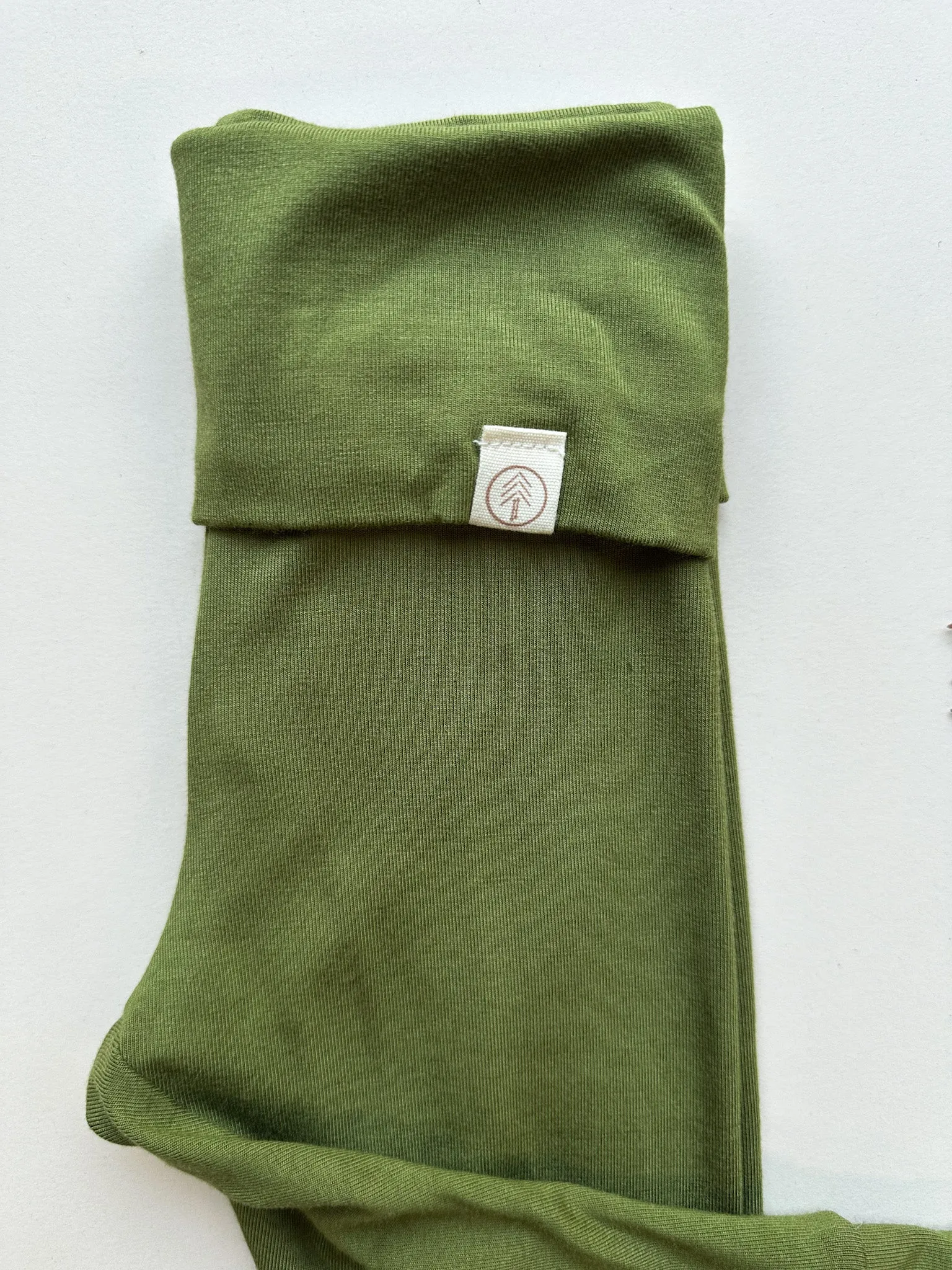 Fold-Over Footie Leggings | Baby & Toddler | Luxury Bamboo | Olive