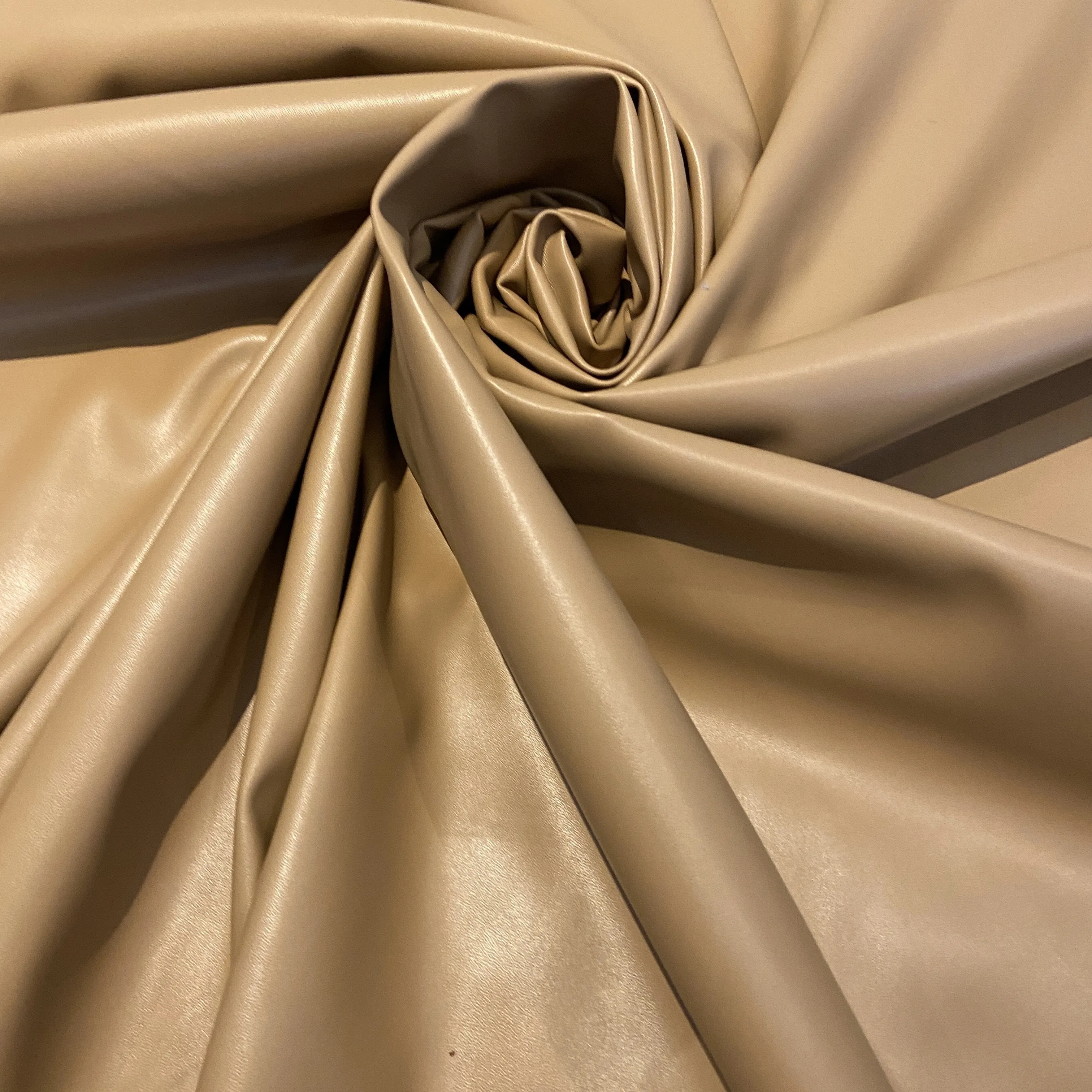 FS410 PU Polyurethane Faux Matt Leather Fabric