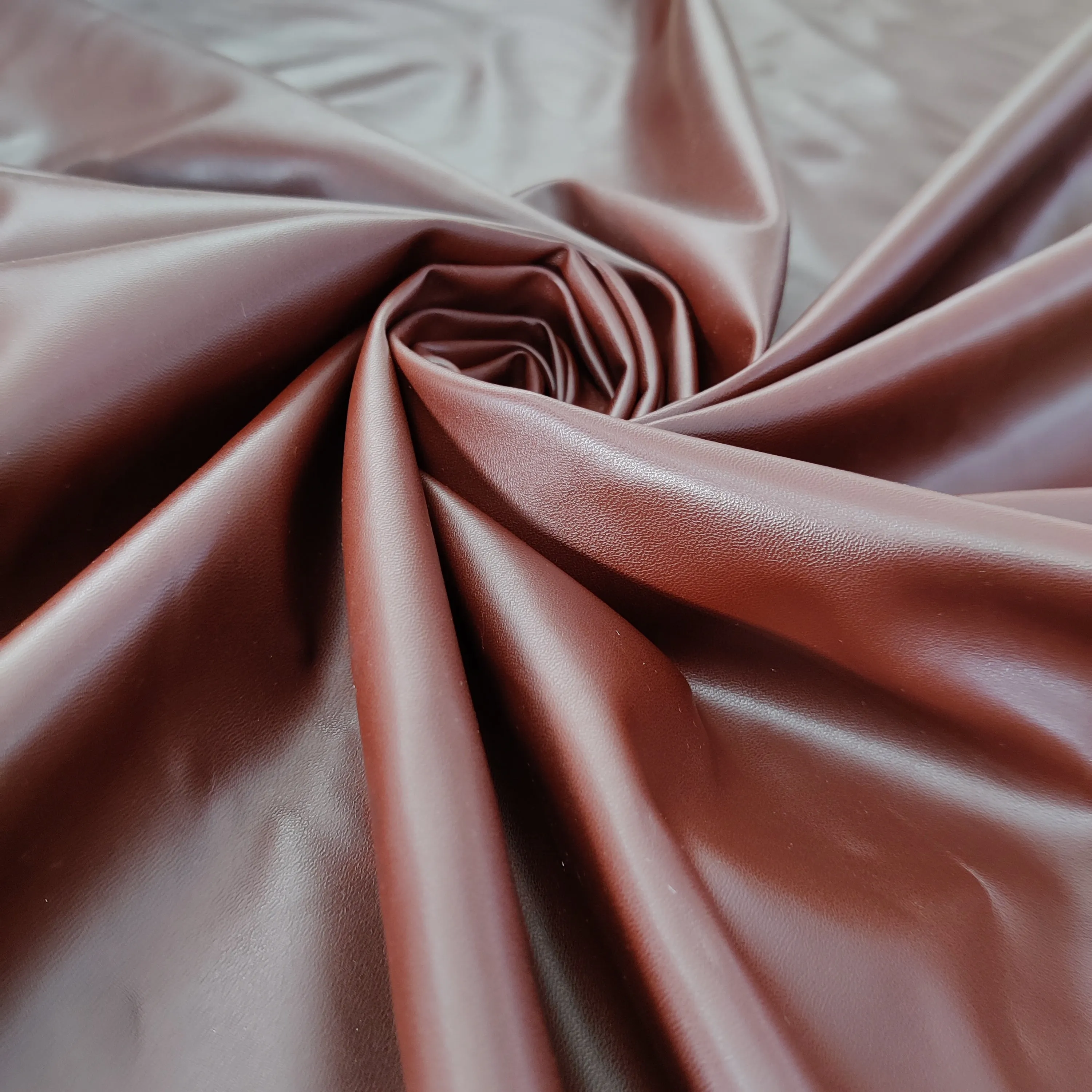 FS410 PU Polyurethane Faux Matt Leather Fabric