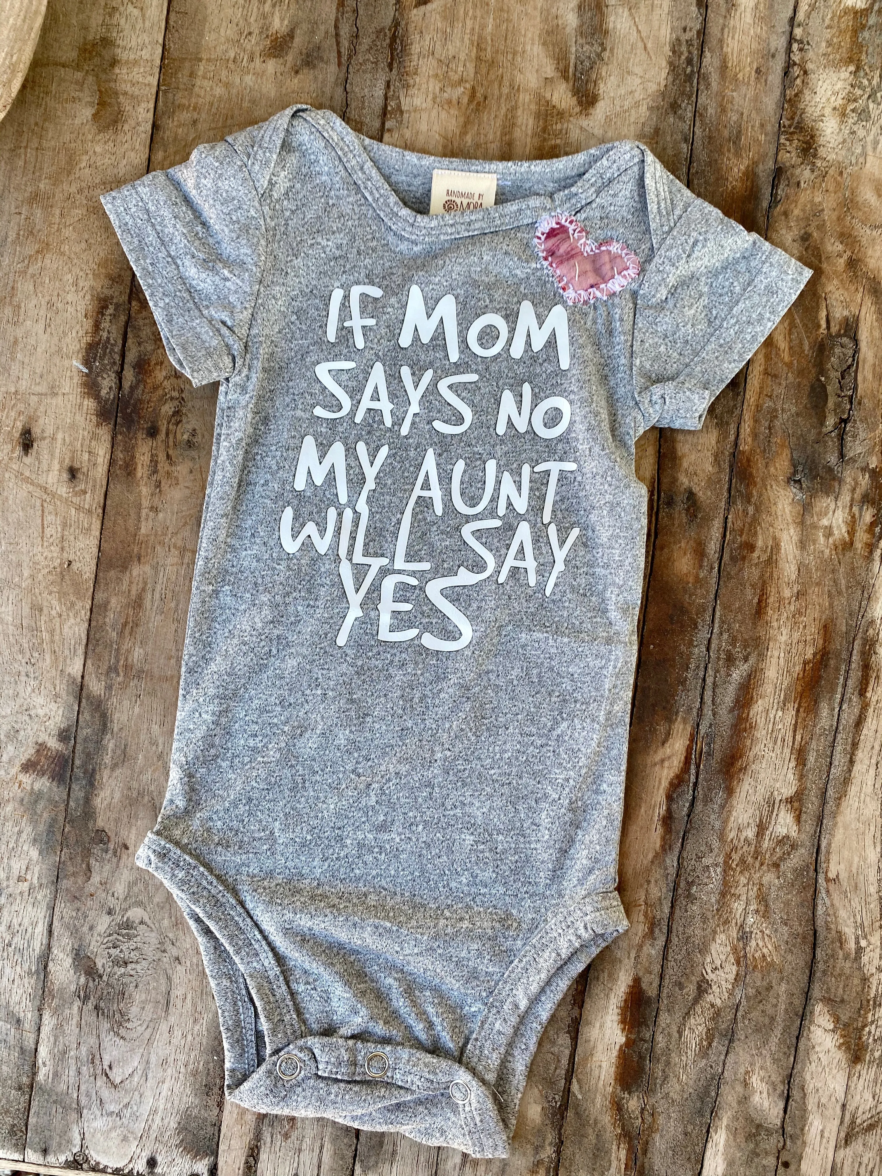 Gray Baby Onesie