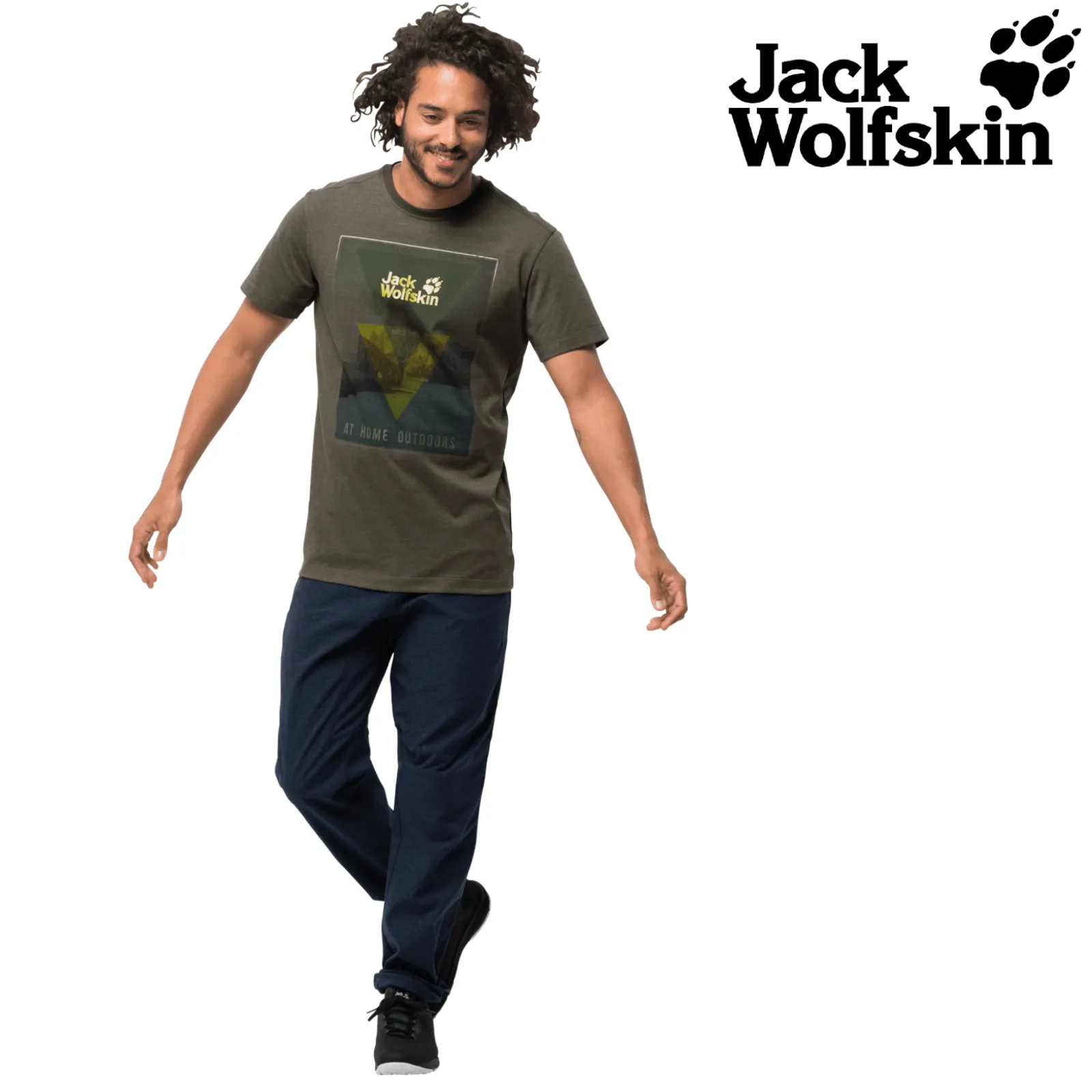 Jack Wolfskin Mountain Mens  Short-Sleeve Tee