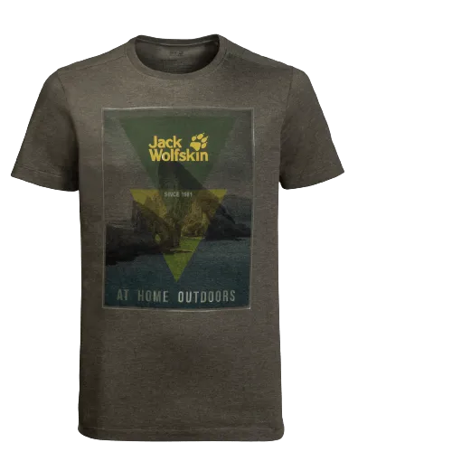 Jack Wolfskin Mountain Mens  Short-Sleeve Tee