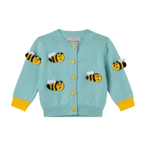 Knit Baby bee Cardigan