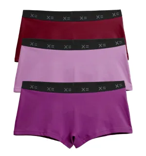 Lightweight Boy Shorts 3-Pack - Amethyst