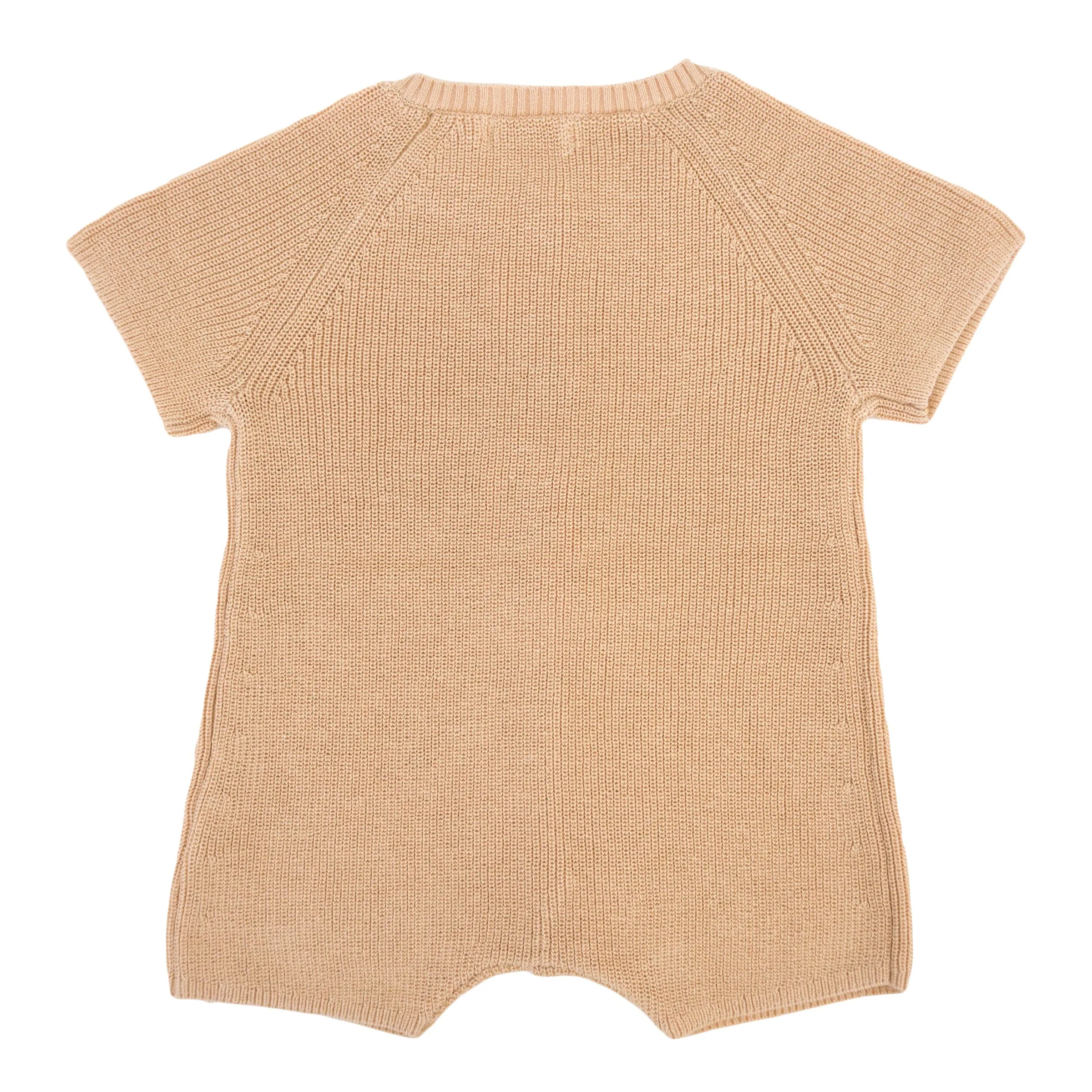 oh baby! Country Club Knitted Romper - Natural