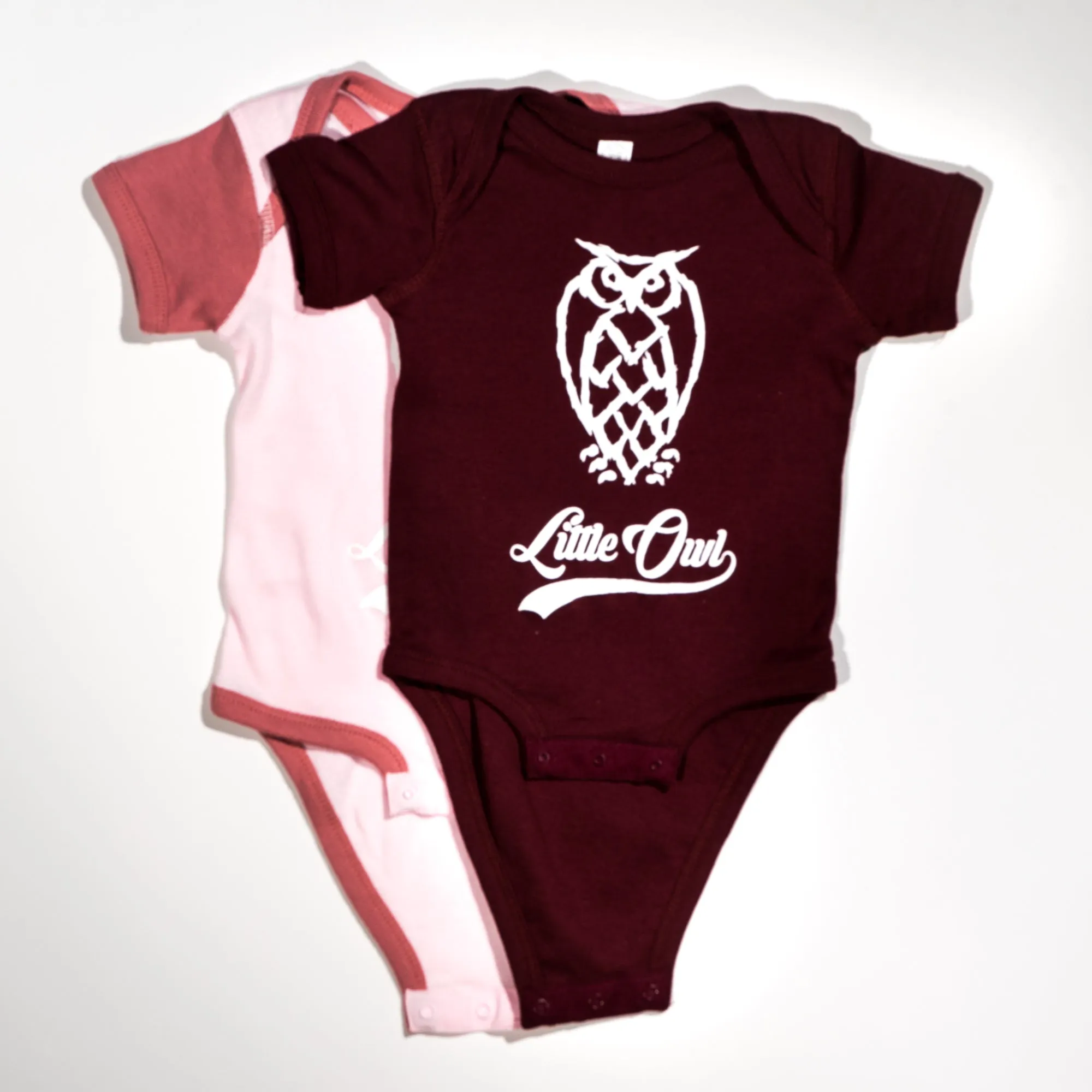 Onesie - Little Owl - Ballerina/Mauve