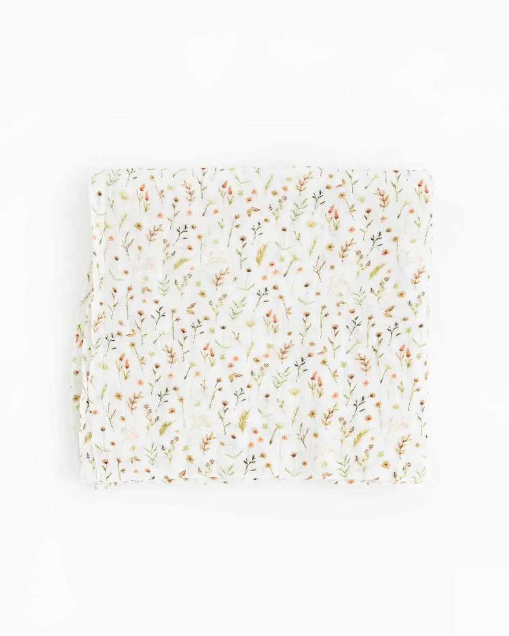 Organic Cotton Muslin Swaddle Blanket - Floral  Field