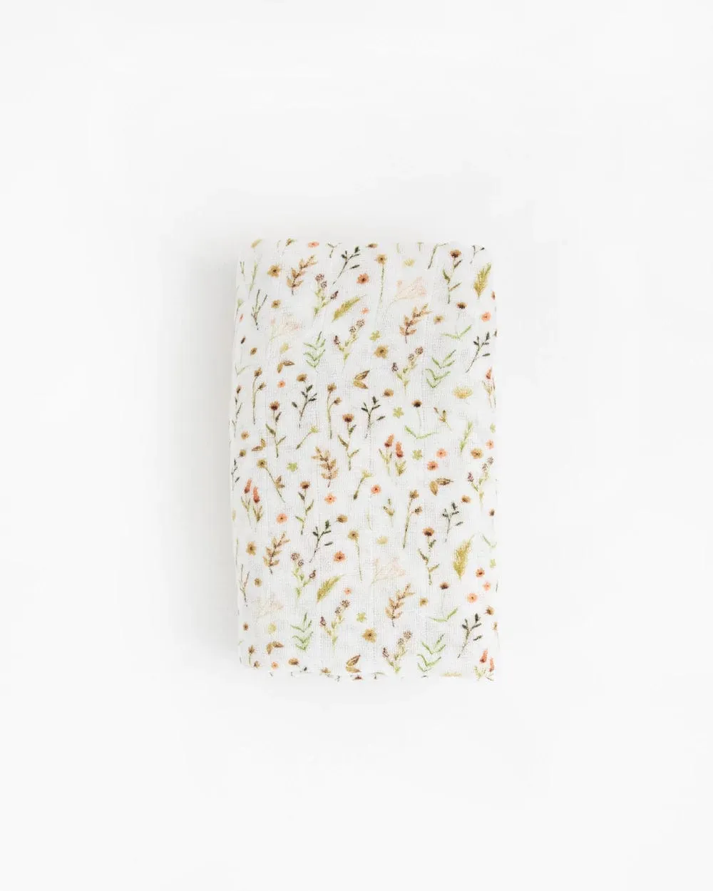 Organic Cotton Muslin Swaddle Blanket - Floral  Field