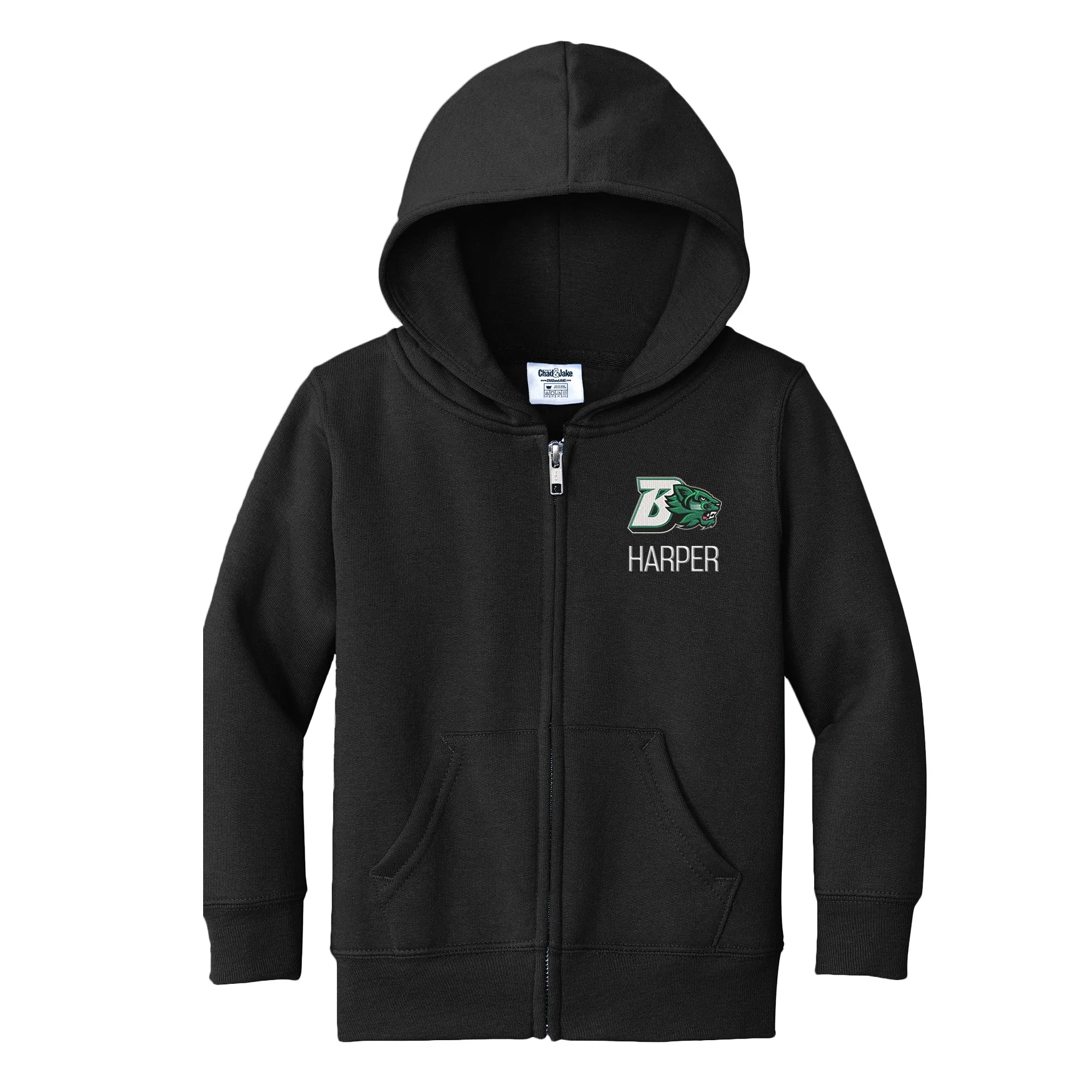 Personalized Binghamton Bearcats Toddler Full-Zip Sweatshirt