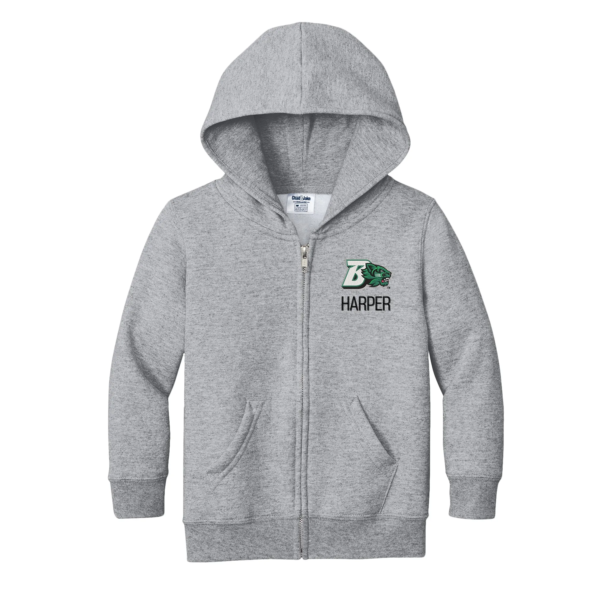 Personalized Binghamton Bearcats Toddler Full-Zip Sweatshirt