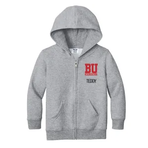 Personalized Boston University Terriers Toddler Full-Zip Sweatshirt