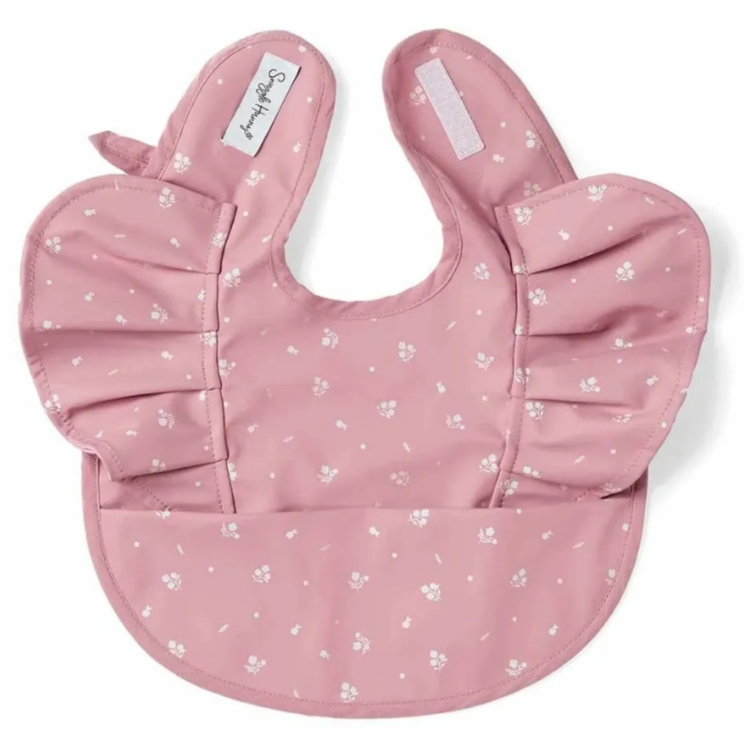 Snuggle Hunny Kids Snuggle Bib - Pink Fleur Frill