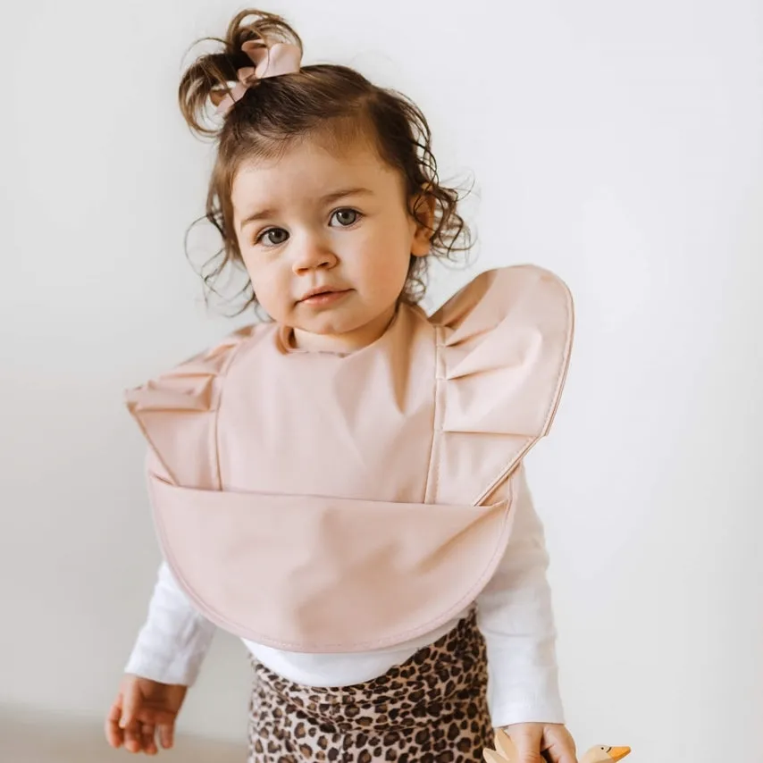 Snuggle Hunny Snuggle Bib Waterproof - Nude Frill