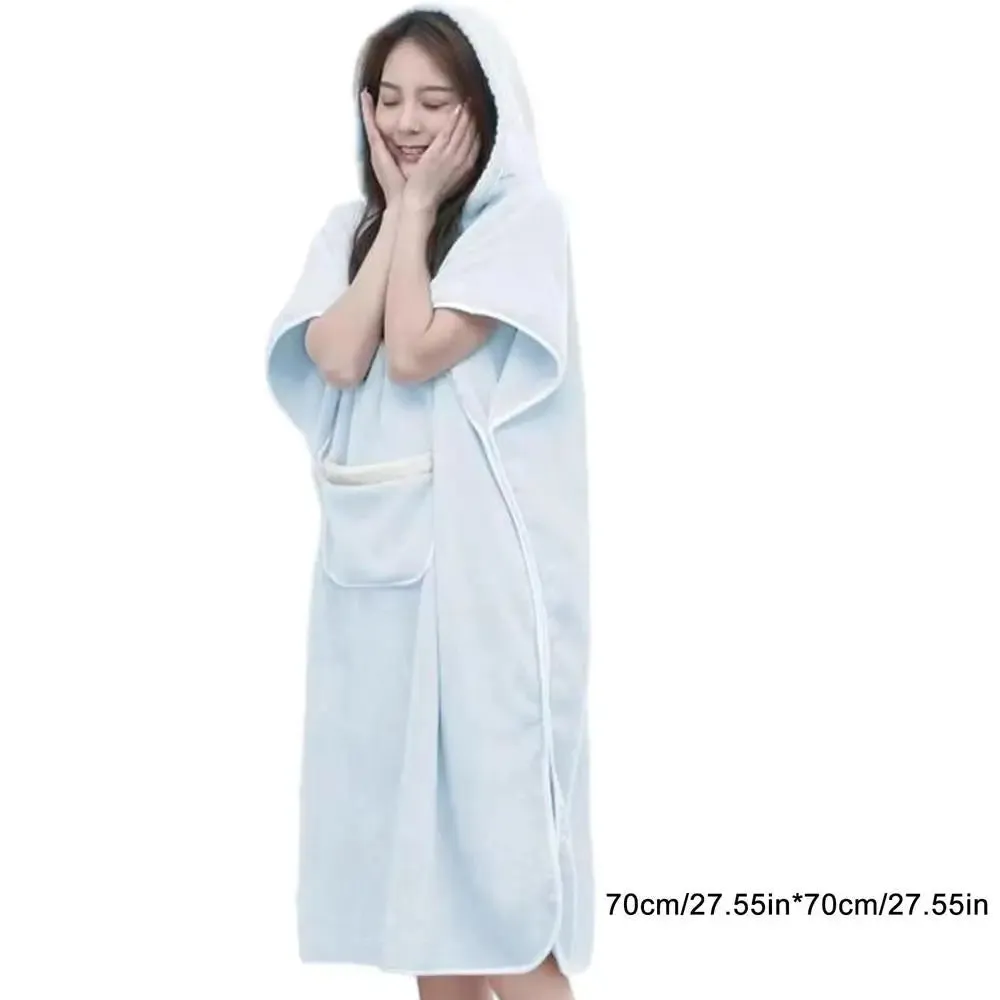 Soft Cozy Women Hooded Robe