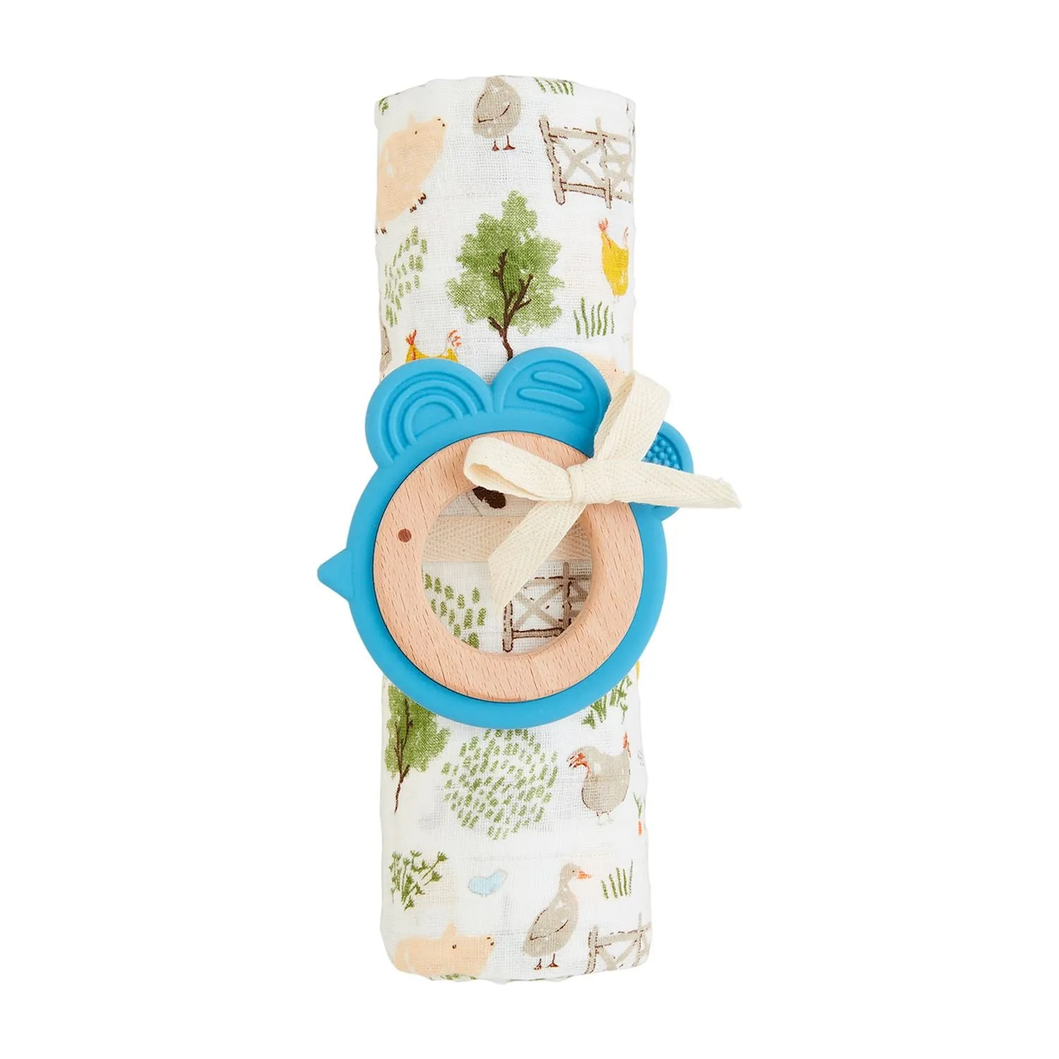 Swaddle & Teether Set