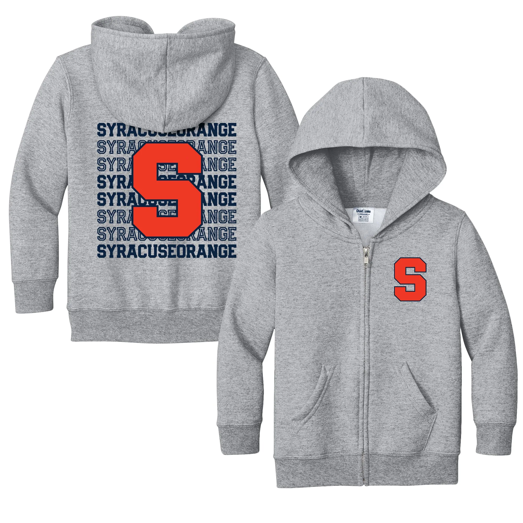 Syracuse Orange Retro Toddler Full-Zip Sweatshirt