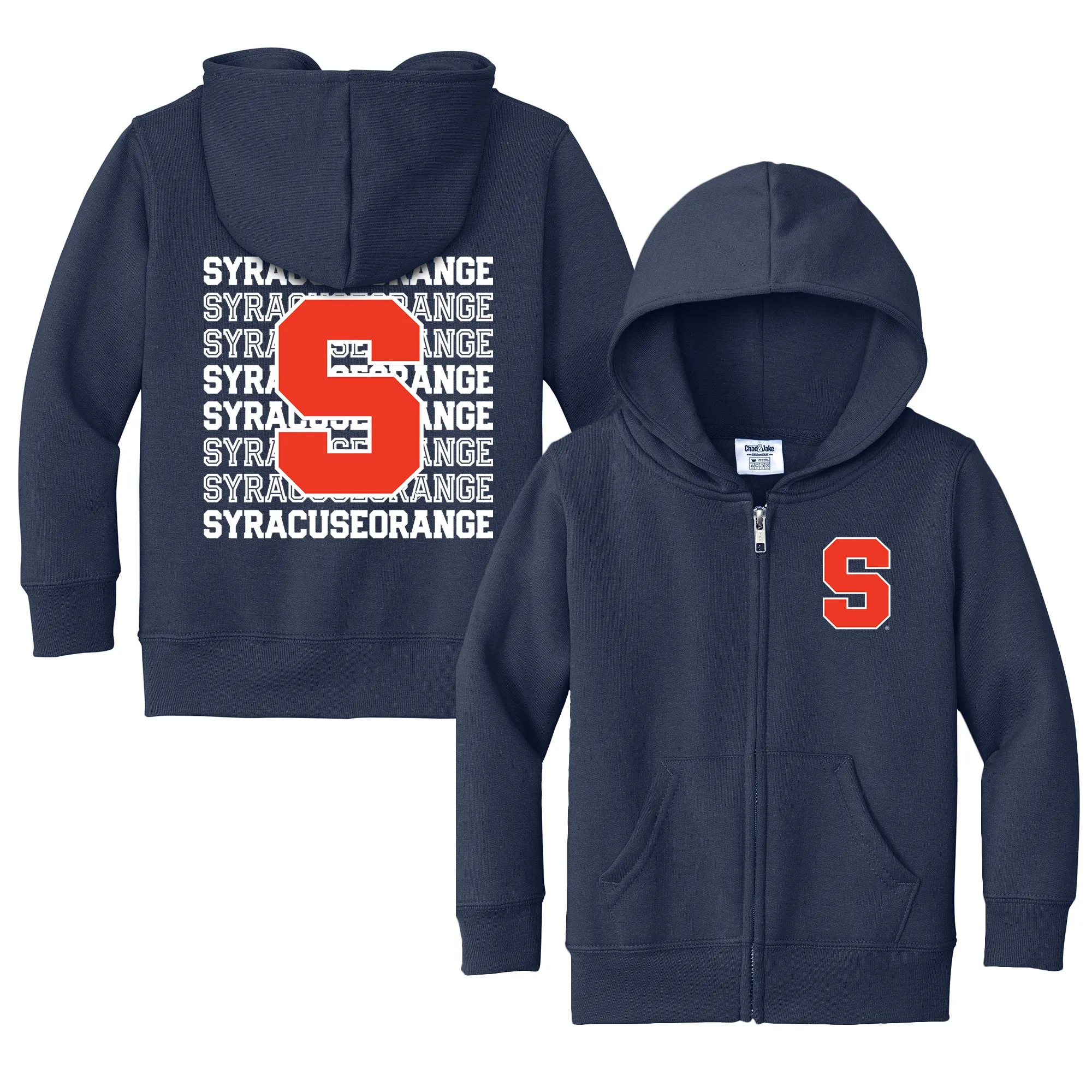 Syracuse Orange Retro Toddler Full-Zip Sweatshirt