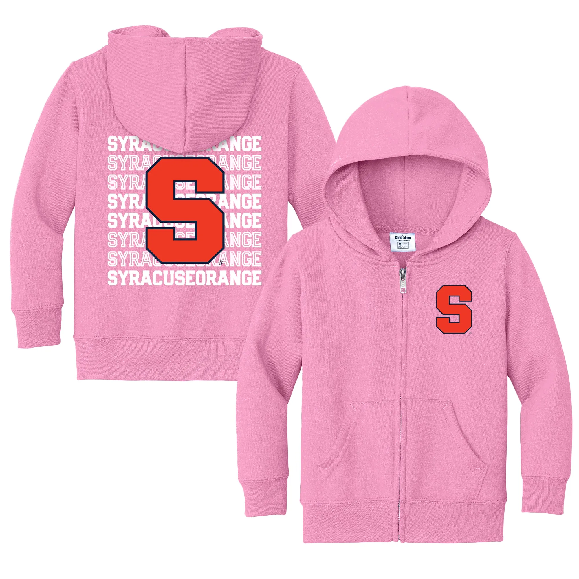 Syracuse Orange Retro Toddler Full-Zip Sweatshirt