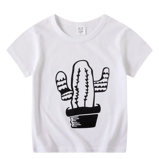 Tee Cartoon Rocket Baby Boys Girls Regular TShirt