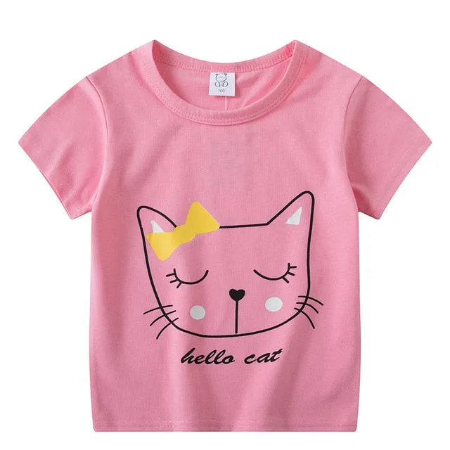 Tee Cartoon Rocket Baby Boys Girls Regular TShirt