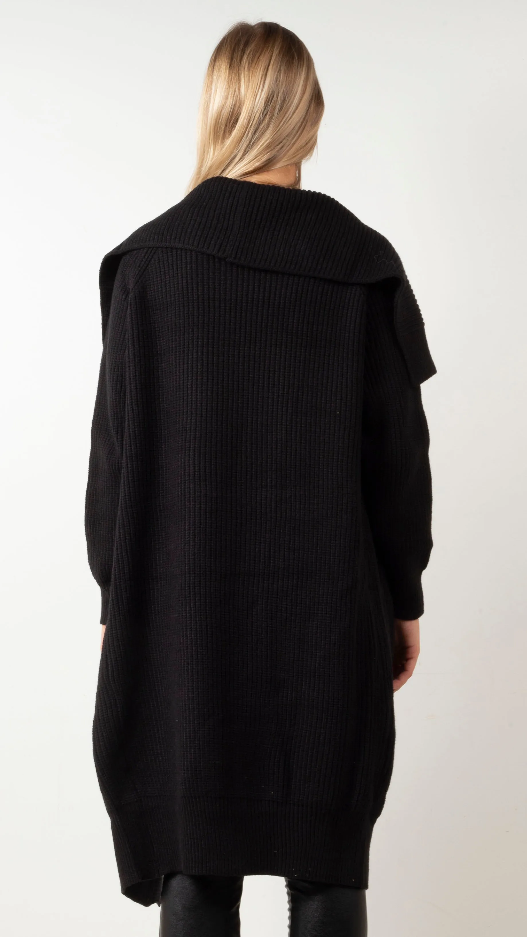 Torii Long Cardigan - Black