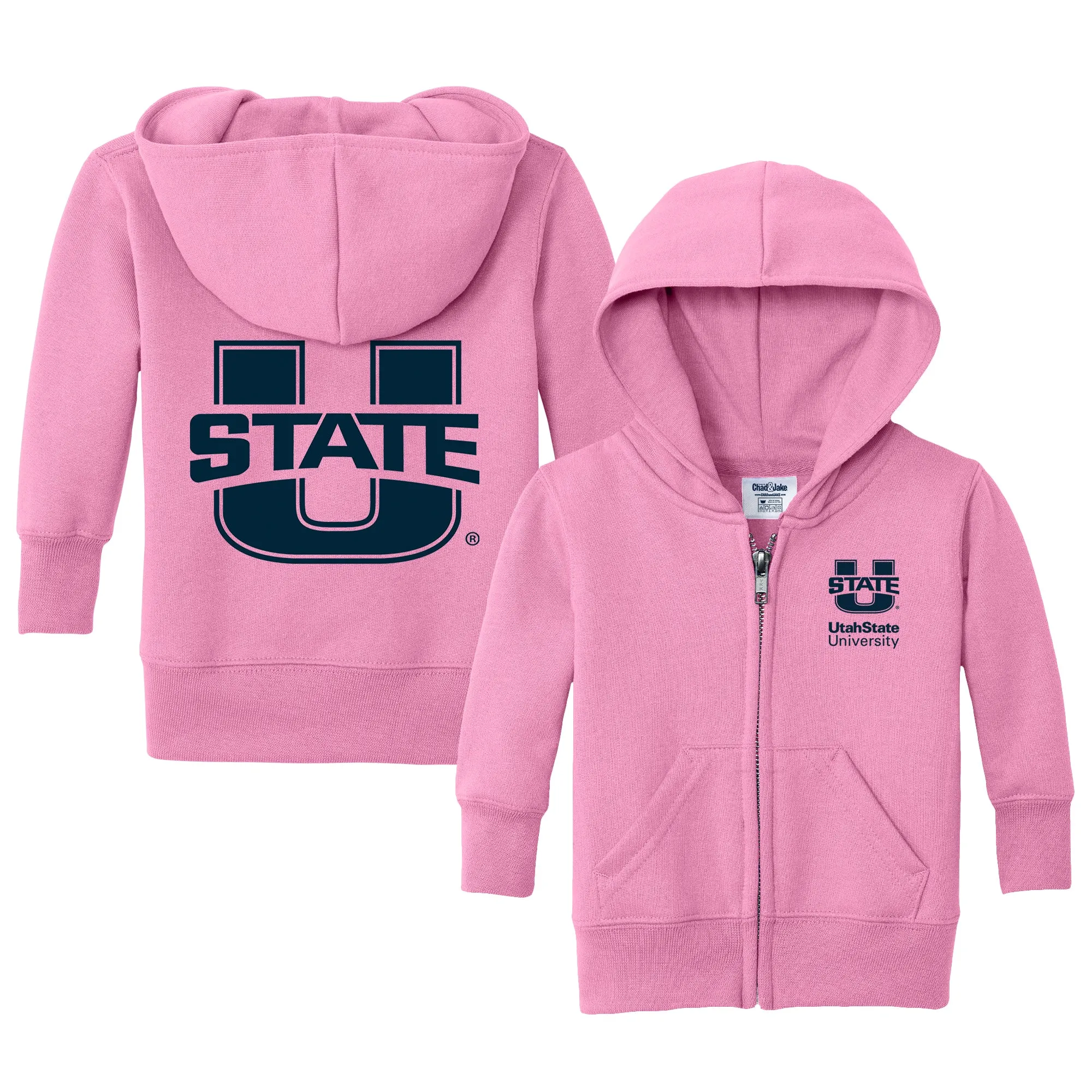 Utah State Aggies Logo Infant Full-Zip Sweatshirt